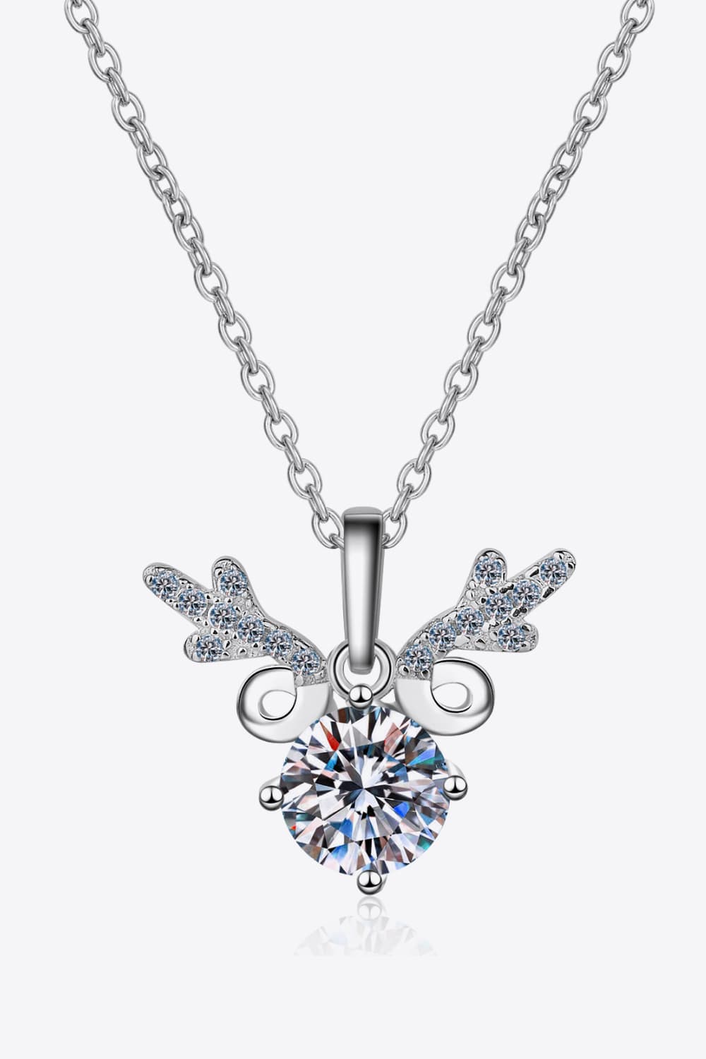1 Carat Moissanite 925 Sterling Silver Necklace - Image 3