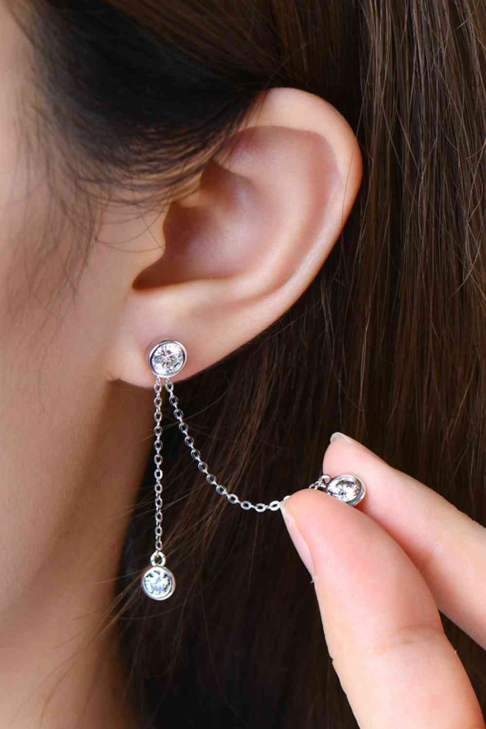 2.6 Carat Moissanite 925 Sterling Silver Earrings - Image 6