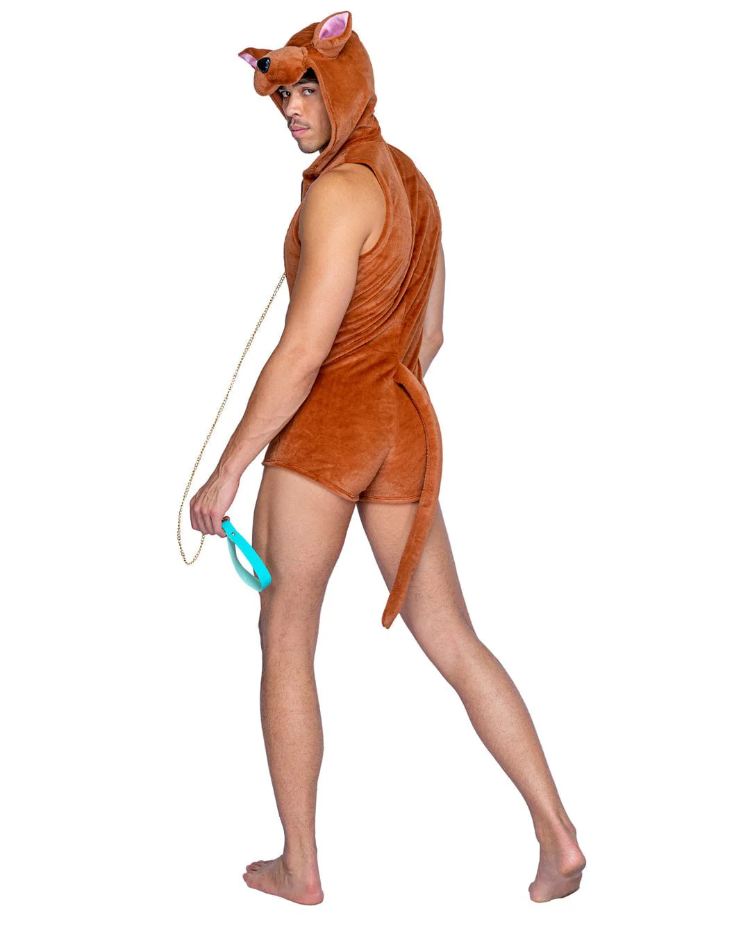 2 Pc Mens Mystery Pup Halloween Cosplay Costume - Image 2