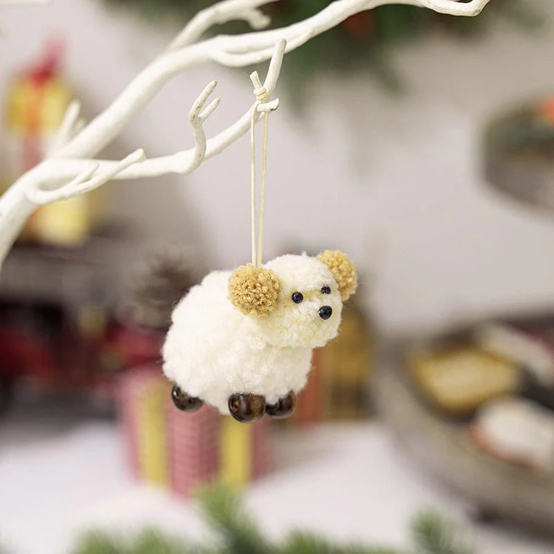 2-Piece Fuzzy Puppy Hanging Widget - Image 3