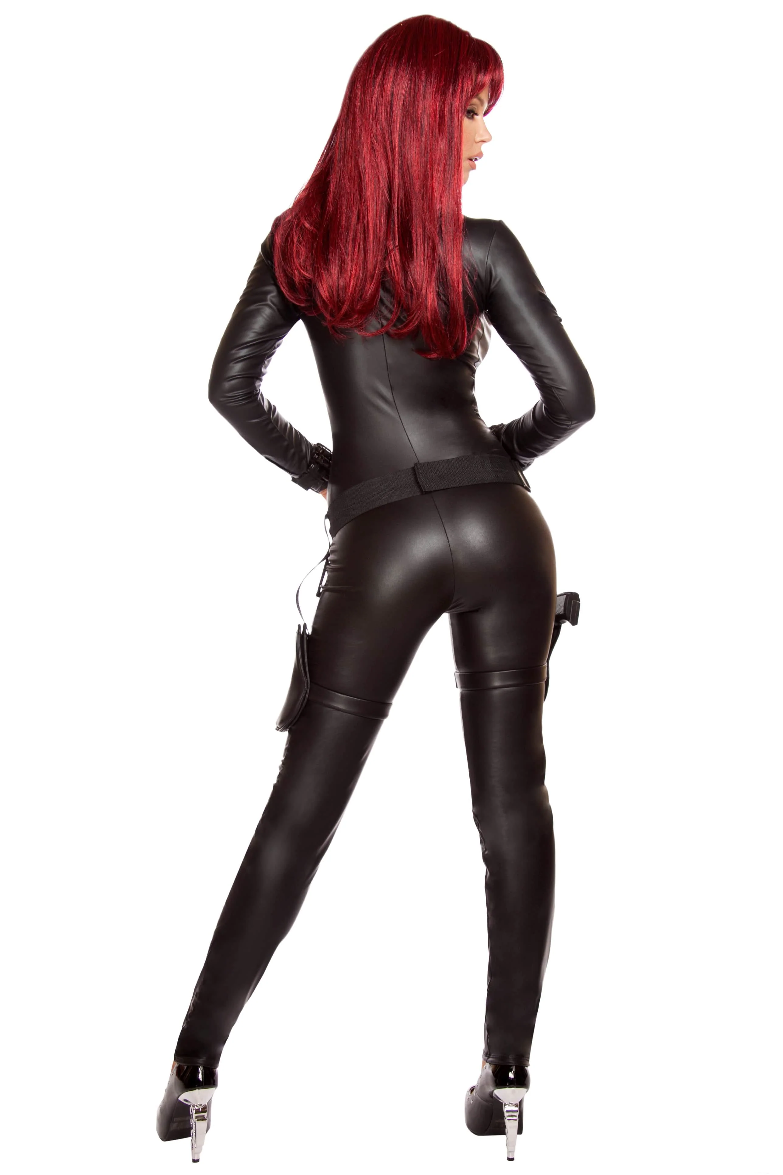 2pc Alluring Assassin Cosplay Halloween Costume - Image 2