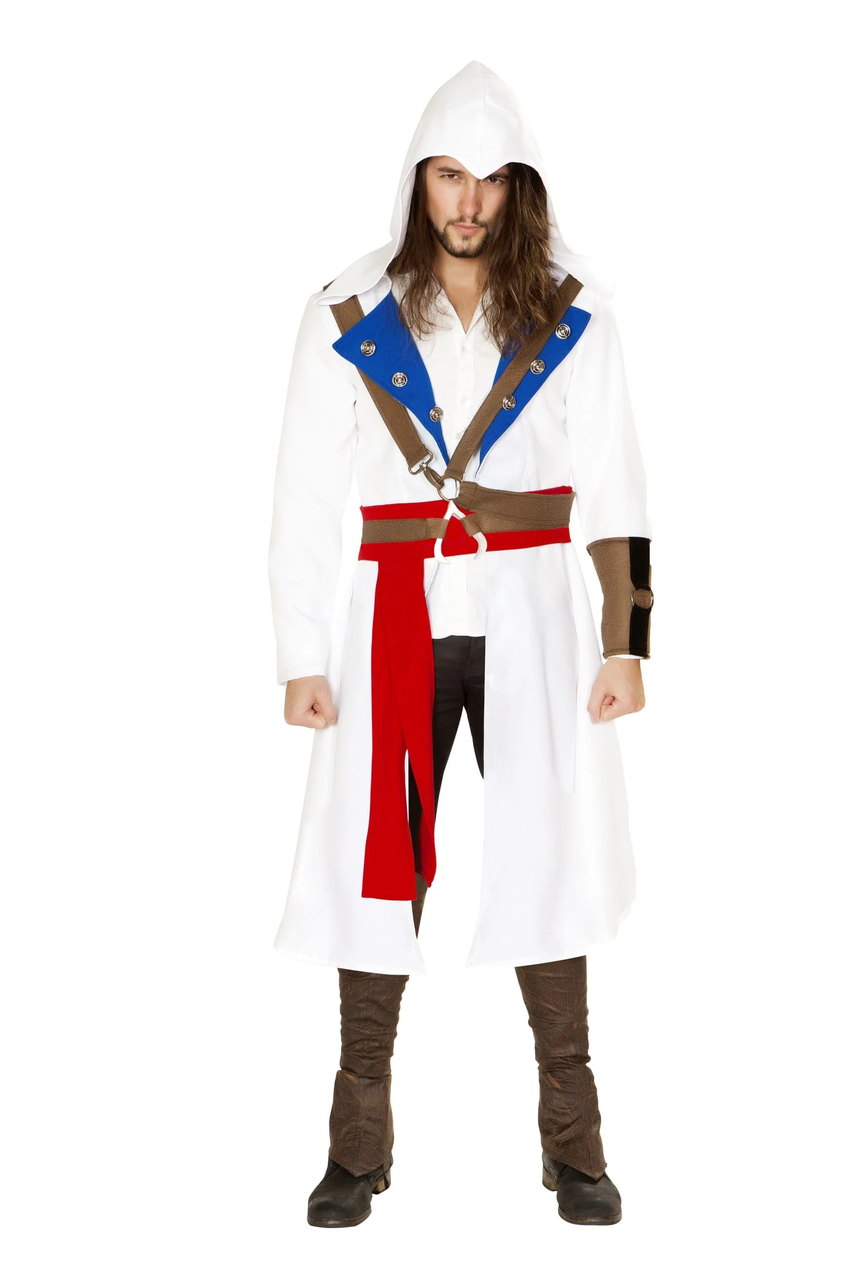 3pc Men's The Assassins Warrior Halloween Cosplay Costume