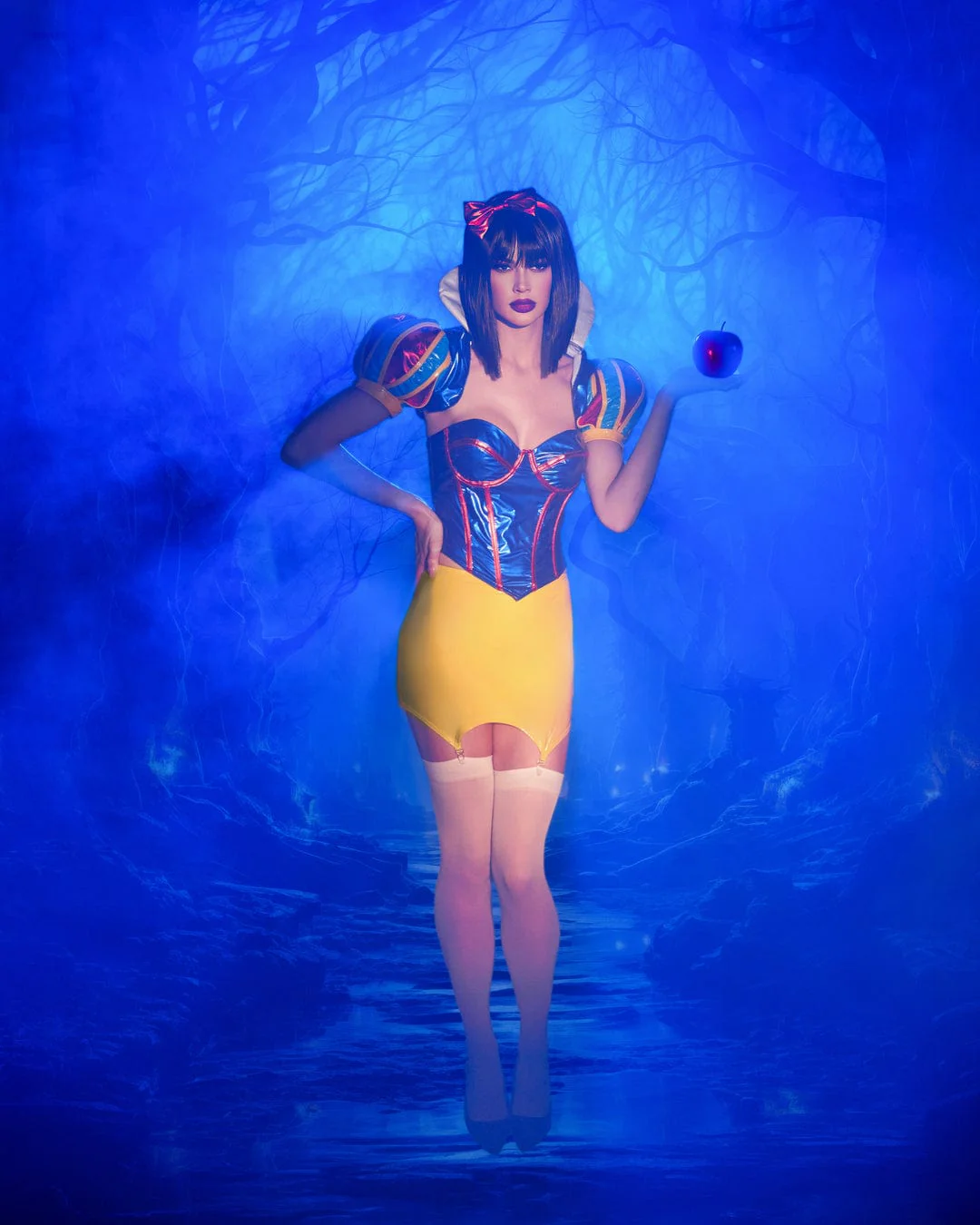 4 Pc Enchanted Forest Vixen Halloween Cosplay Costume - Image 6