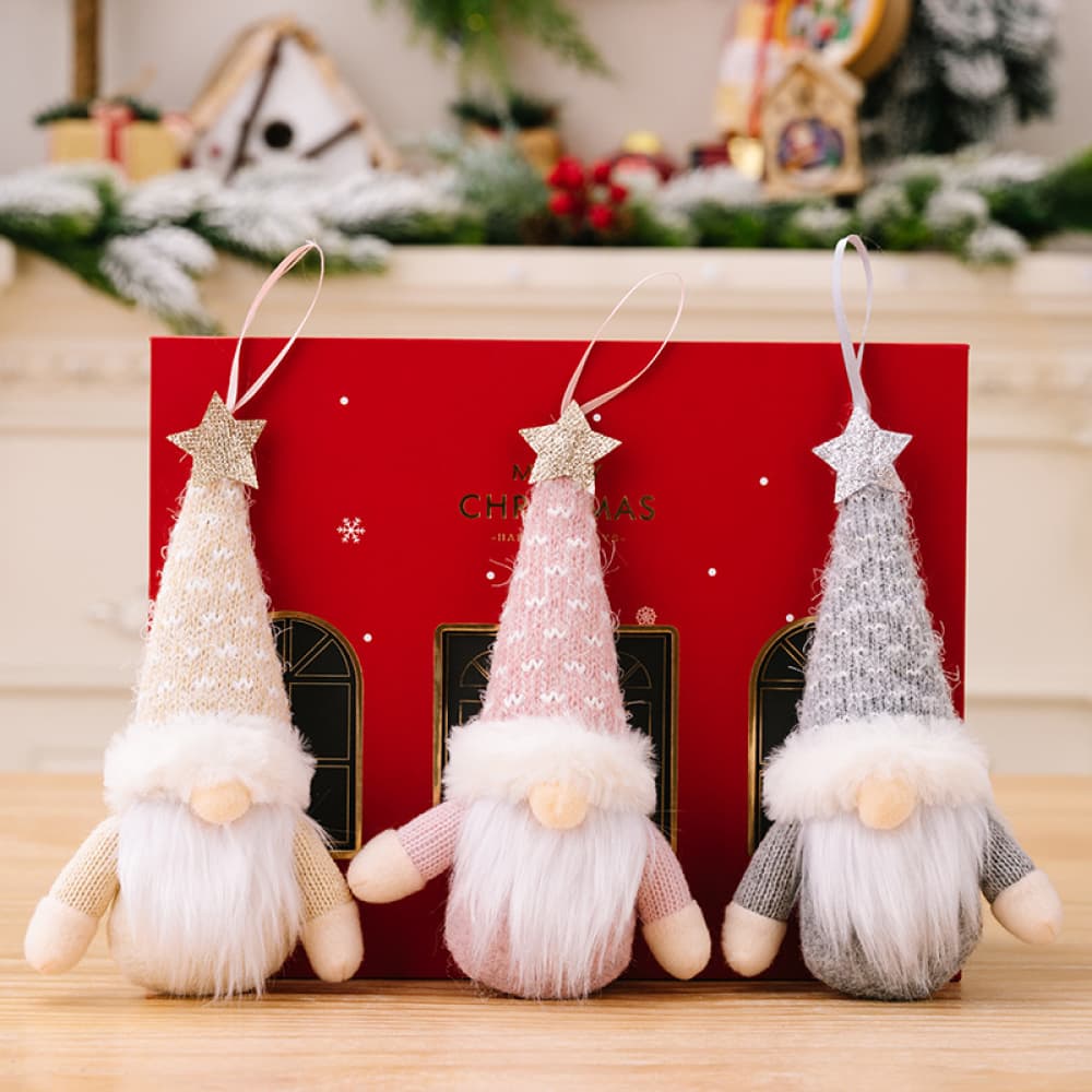 Assorted 2-Piece Faceless Gnome Hanging Widgets - Image 3