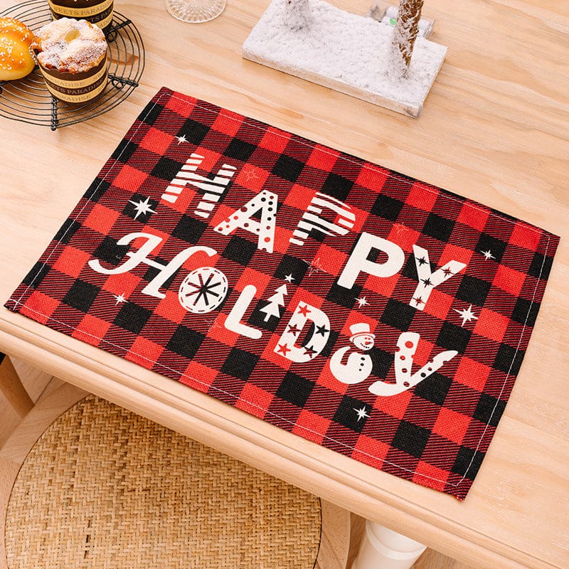 Assorted 2-Piece Plaid Placemats - Image 10