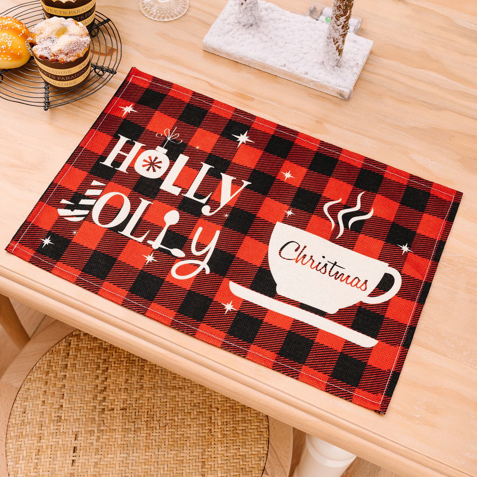 Assorted 2-Piece Plaid Placemats - Image 14