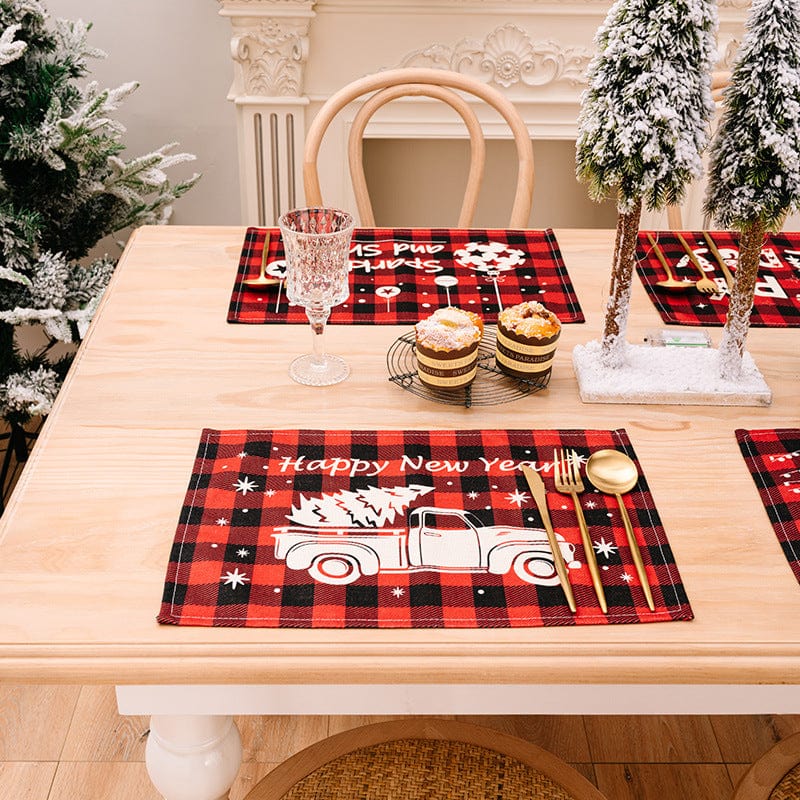 Assorted 2-Piece Plaid Placemats - Image 3