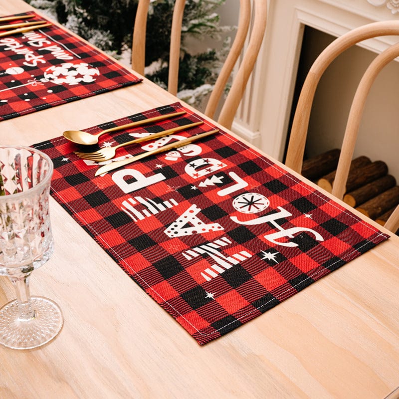 Assorted 2-Piece Plaid Placemats - Image 6