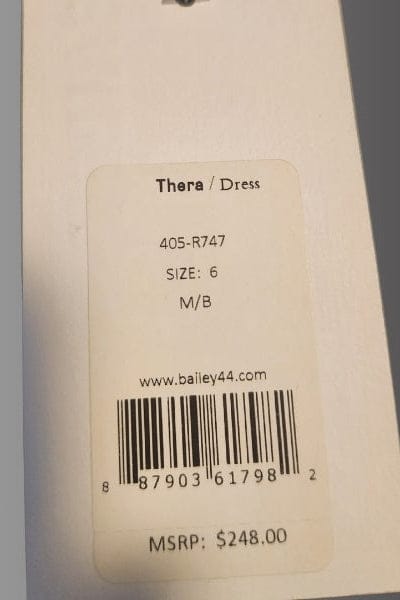 Bailey 44 Black & Midnight Blue Thera Midi Dress - Image 5
