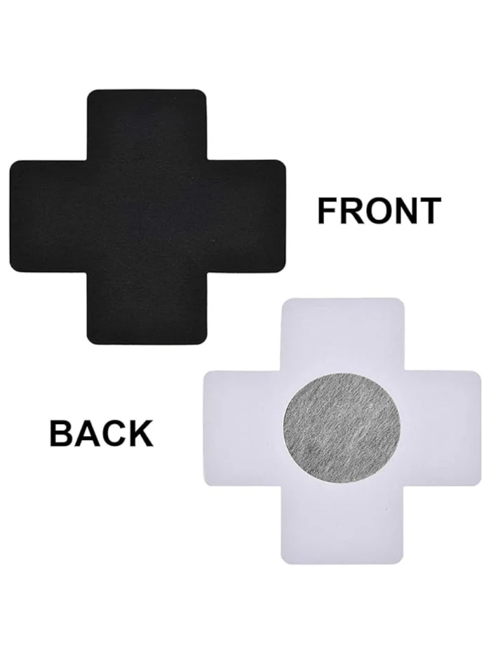 Black Cross X Pasties Nipple Covers
