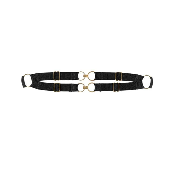 Black I`m Yours Double Elastic Strap Collar - Image 3