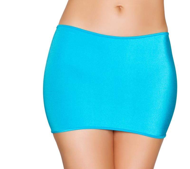 Black Lycra Mini Skirt (Many colors available) - Image 3