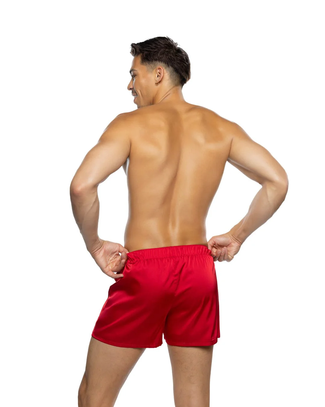 Black Men’s Playboy Bunny Stretch Satin Classic Boxer - Image 10