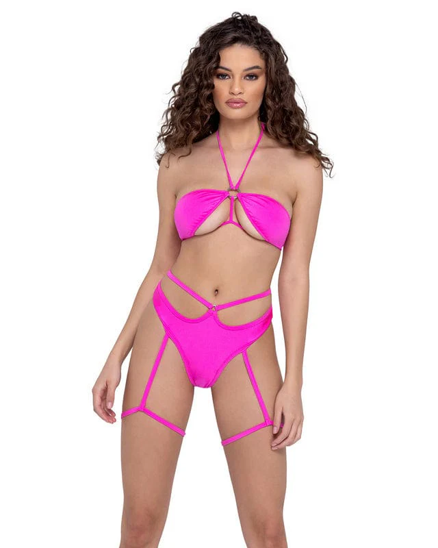 Black Tie Top Bikini Top Festival Ravewear (Many Colors Available) - Image 4