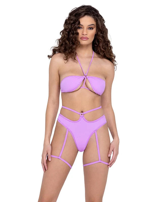 Black Tie Top Bikini Top Festival Ravewear (Many Colors Available) - Image 6
