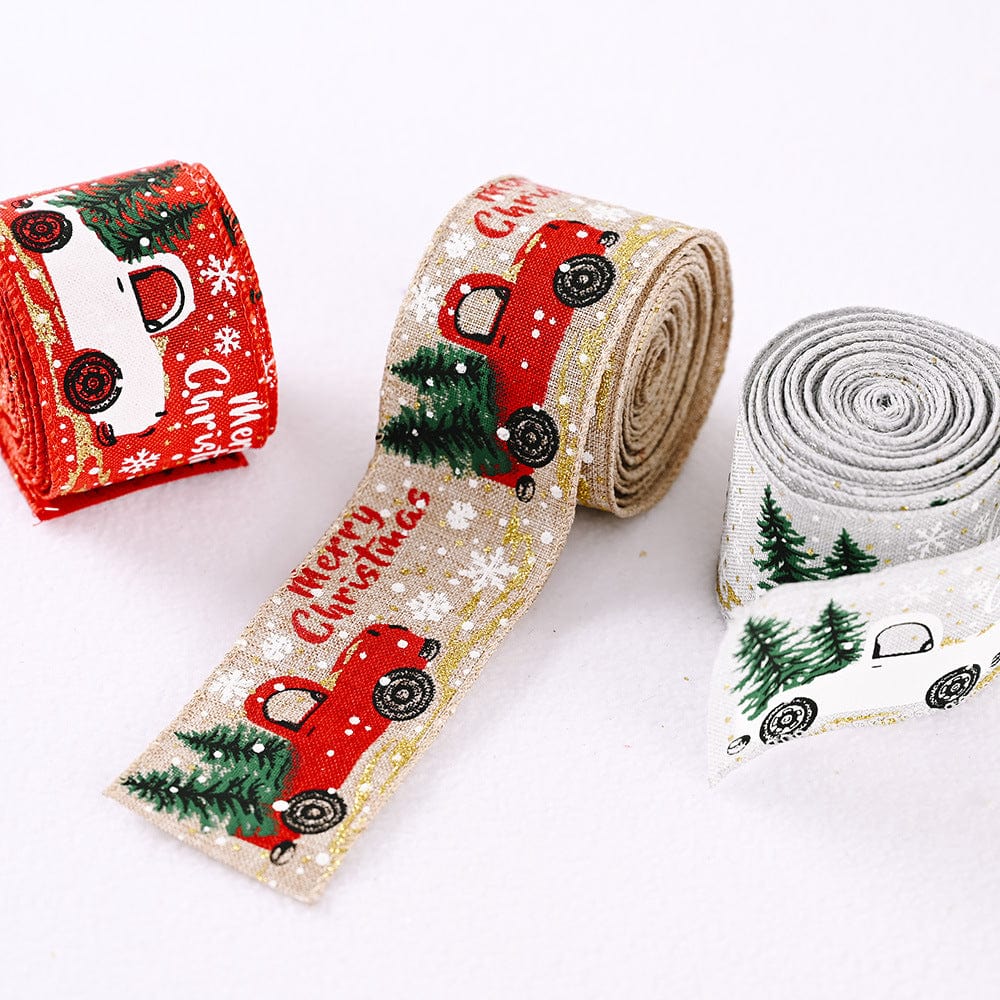 Car & Christmas Tree Ribbon - Image 2
