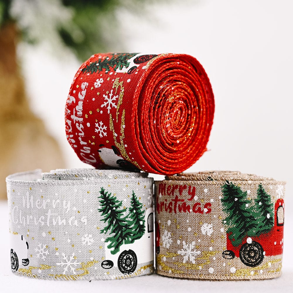 Car & Christmas Tree Ribbon - Image 3