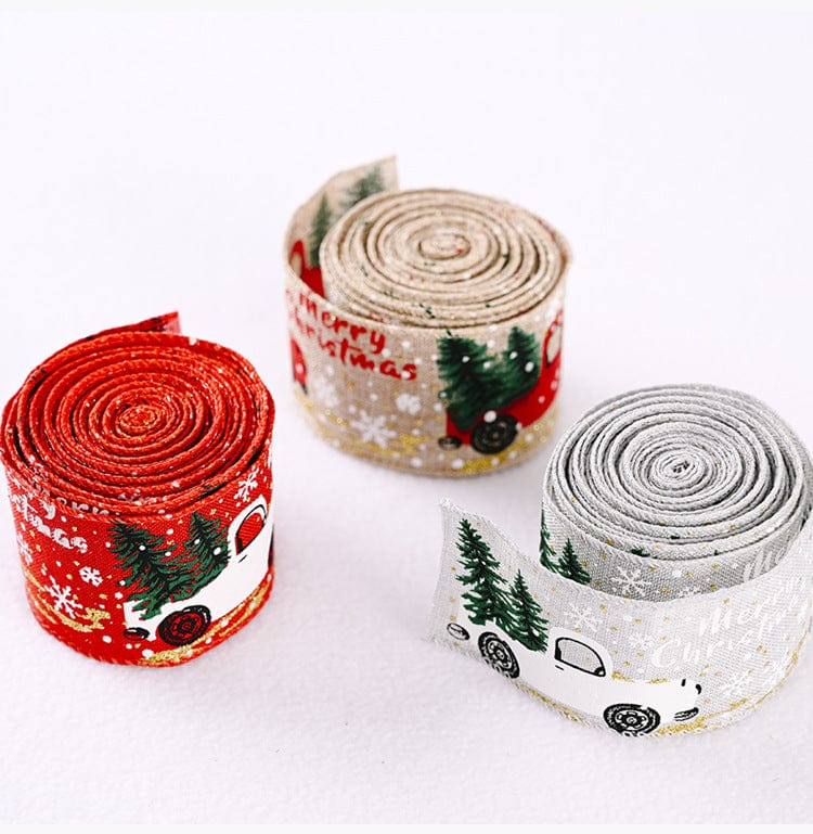 Car & Christmas Tree Ribbon - Image 4