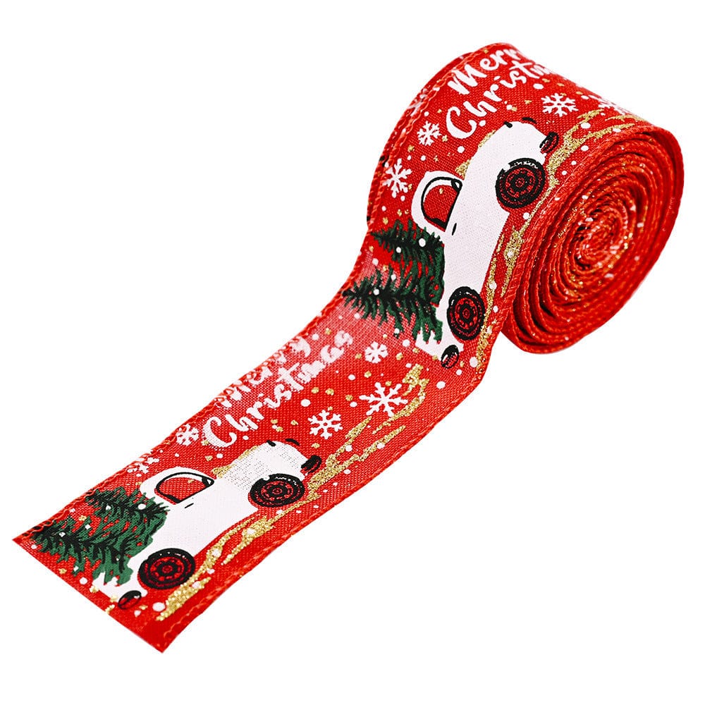 Car & Christmas Tree Ribbon - Image 5