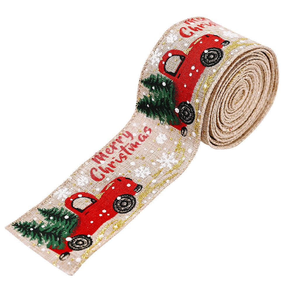 Car & Christmas Tree Ribbon - Image 8