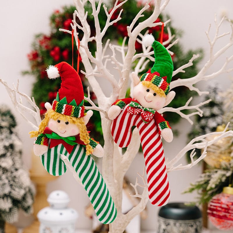 Christmas Candy Cane Hanging Ornament - Image 3