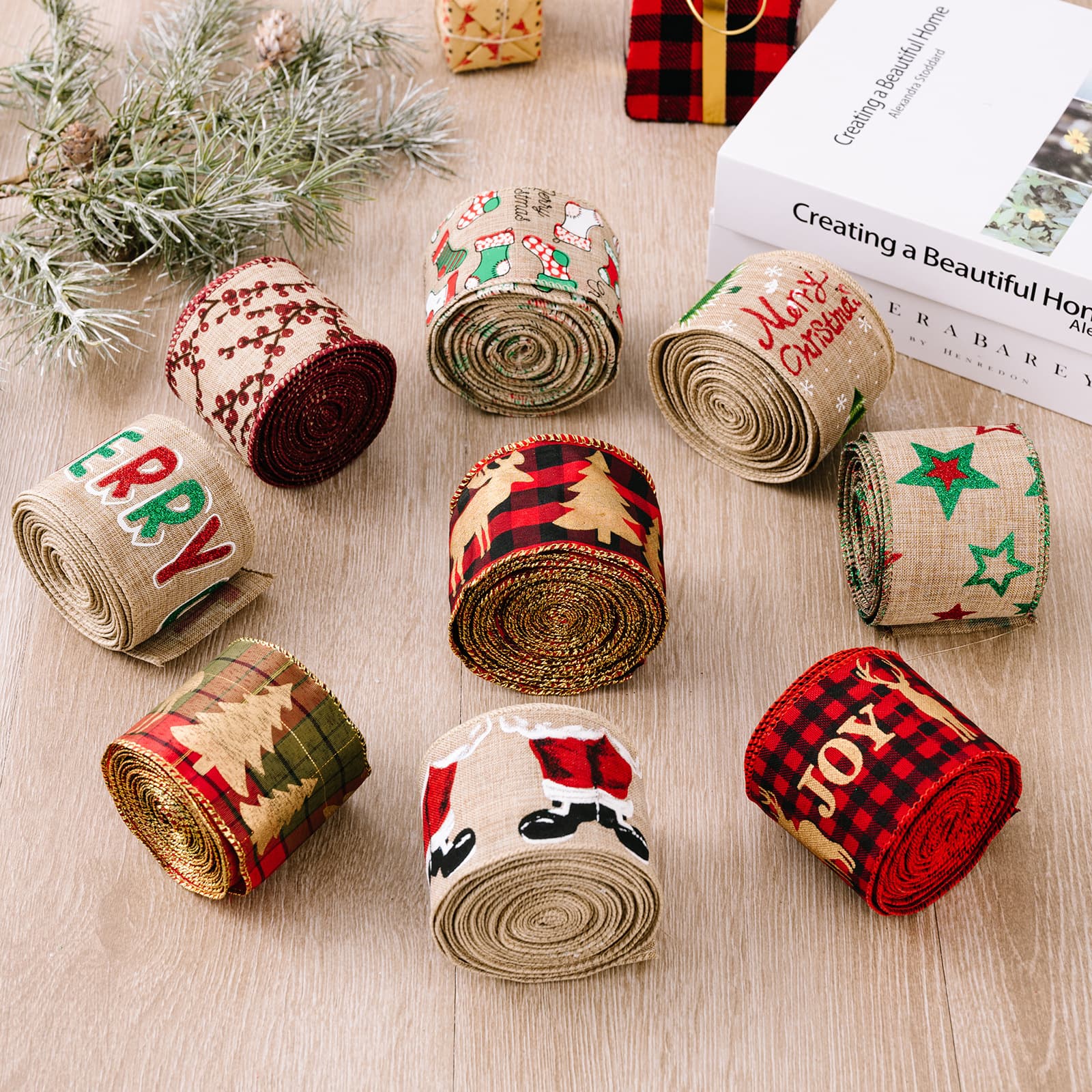 Christmas Polyester Ribbon - Image 6
