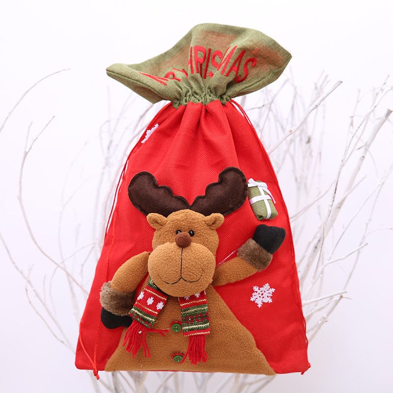 Drawstring Christmas Gift Bag - Image 4