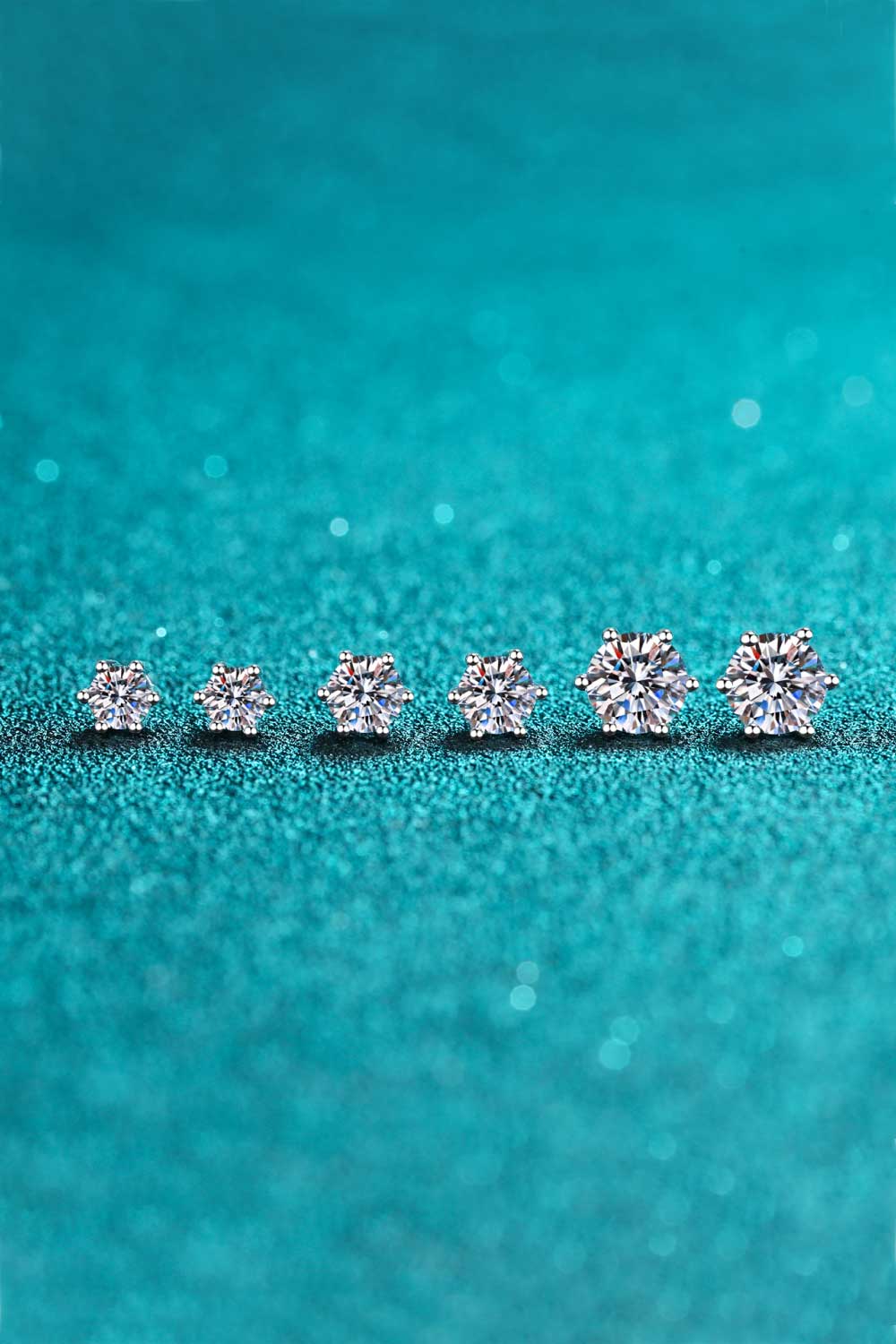 Endless Cheer Moissanite Stud Earrings - Image 3