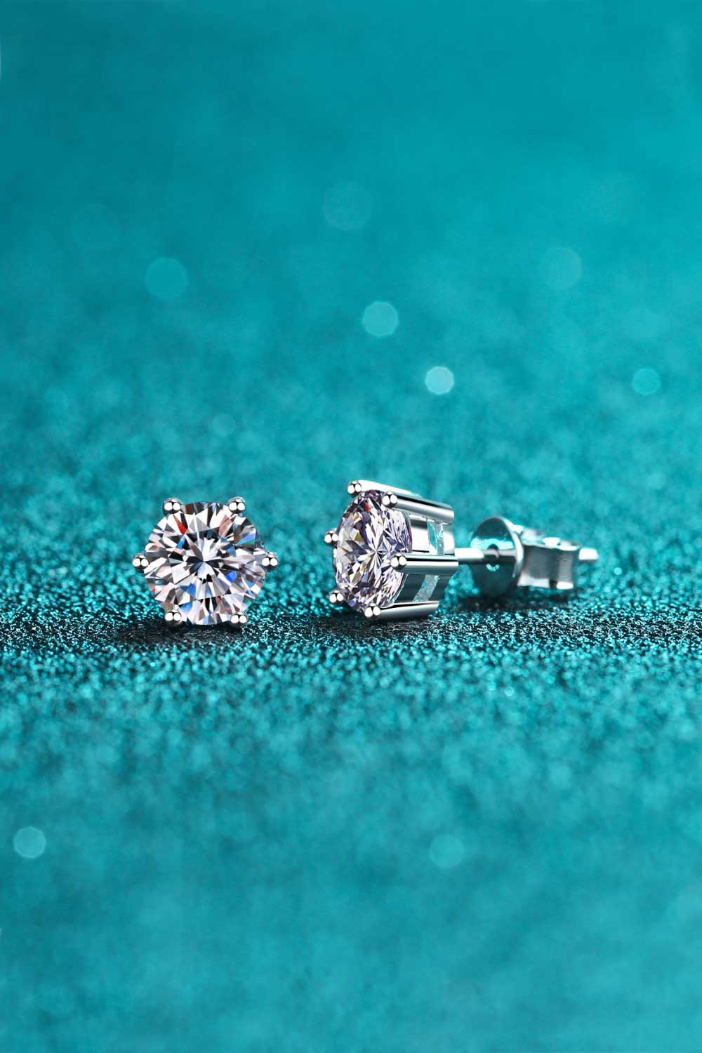 Endless Cheer Moissanite Stud Earrings - Image 5