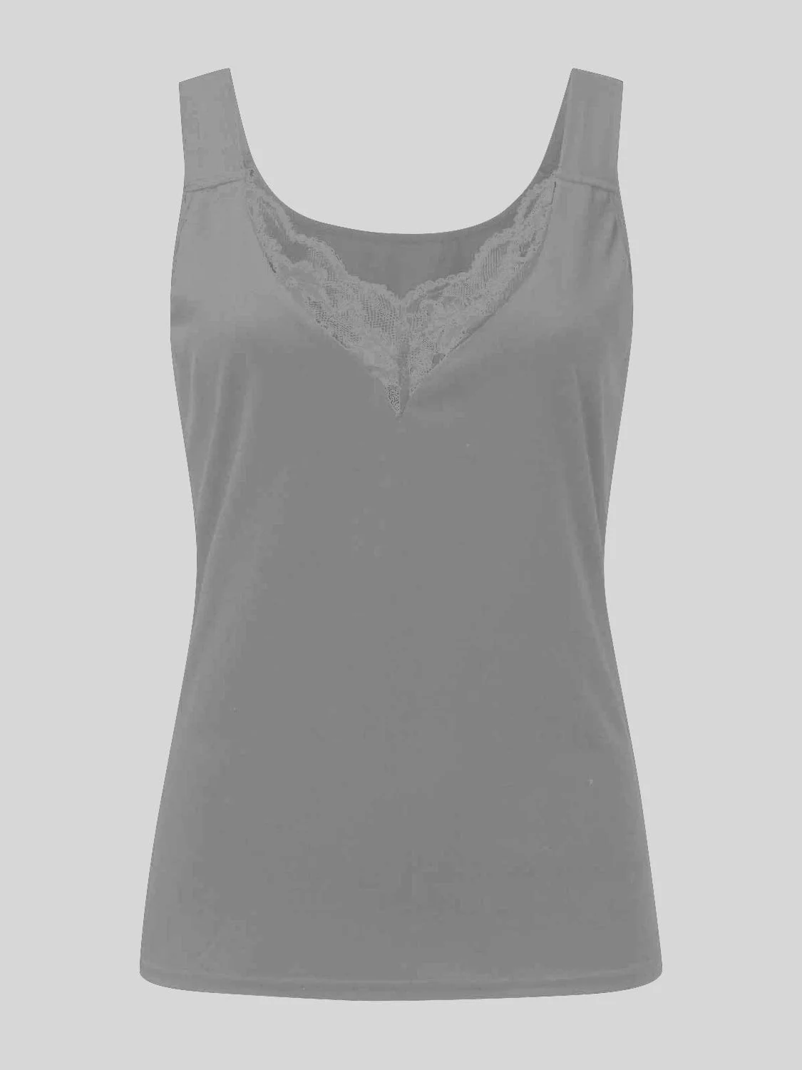 Full Size Lace Detail Sweetheart Neck Tank - Image 15