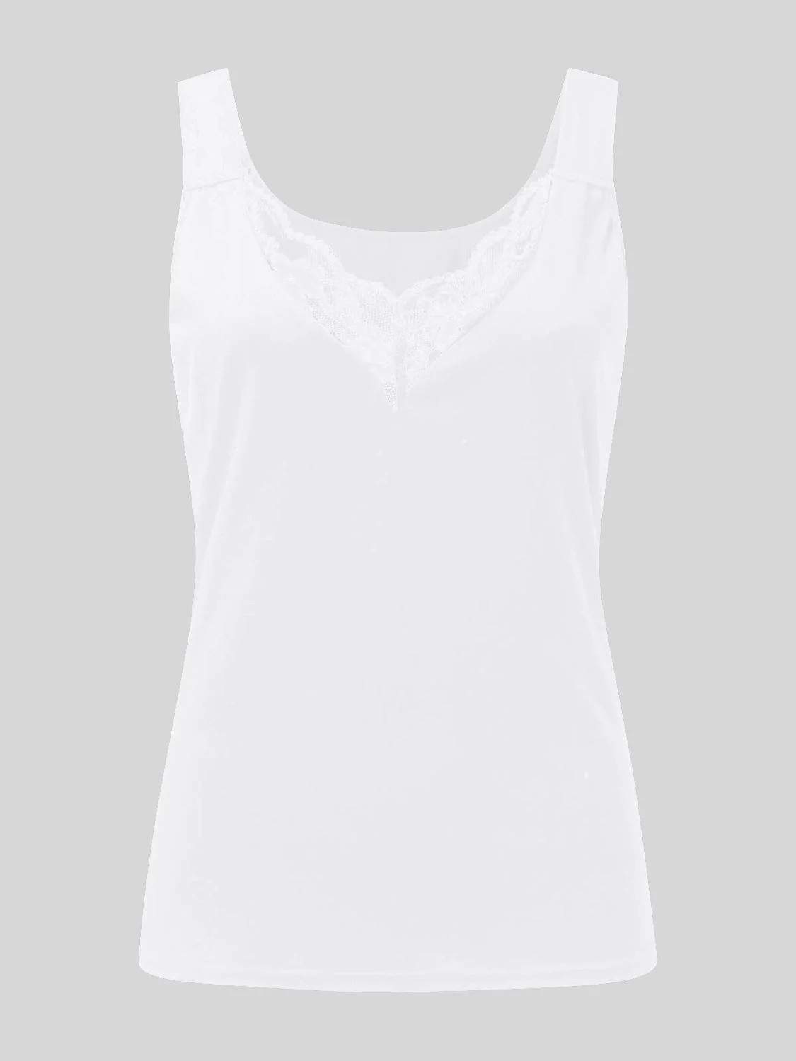 Full Size Lace Detail Sweetheart Neck Tank - Image 2