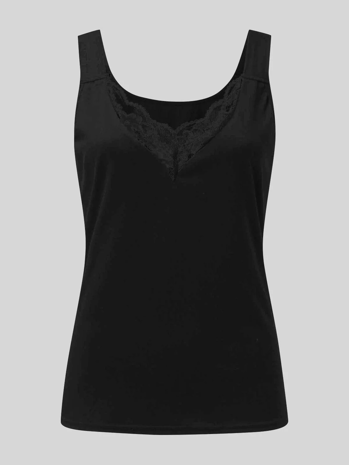 Full Size Lace Detail Sweetheart Neck Tank - Image 8