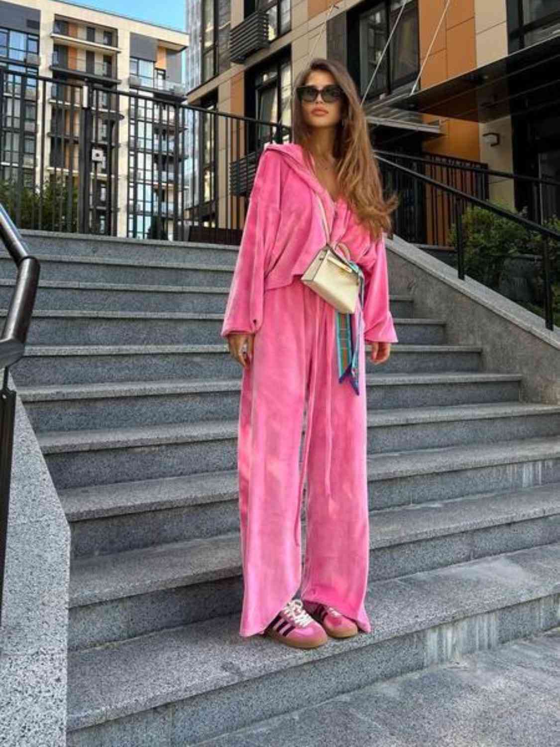 Hooded Jacket and Pants Set - Image 2