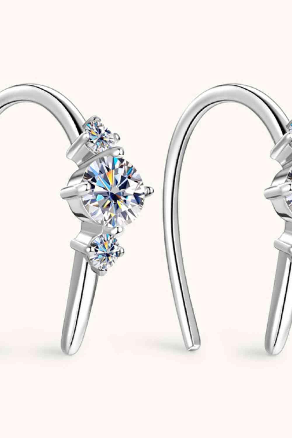 Moissanite 925 Sterling Silver Earrings - Image 6