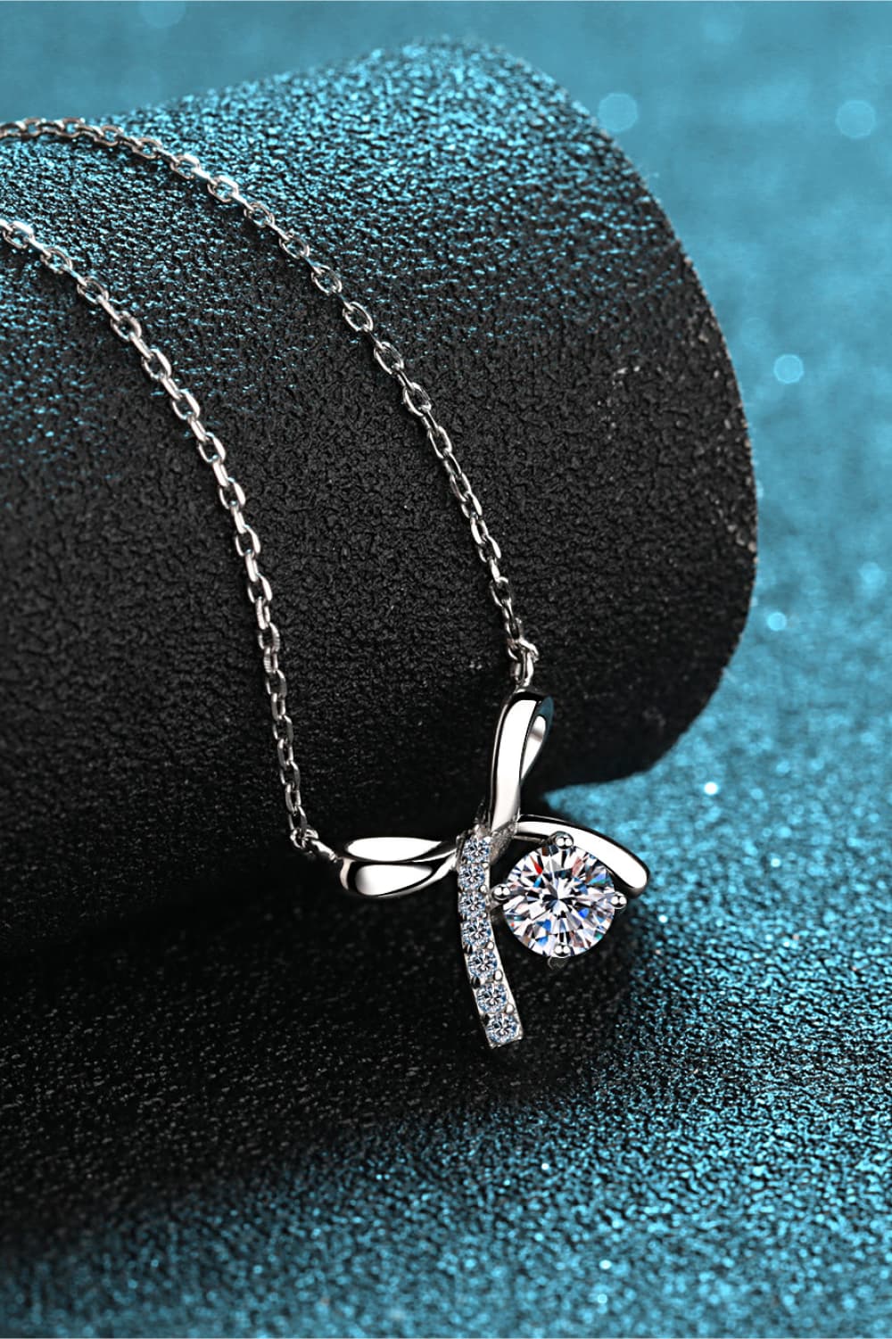 Moissanite 925 Sterling Silver Necklace - Image 2