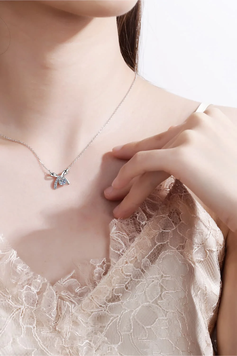 Moissanite 925 Sterling Silver Necklace - Image 6
