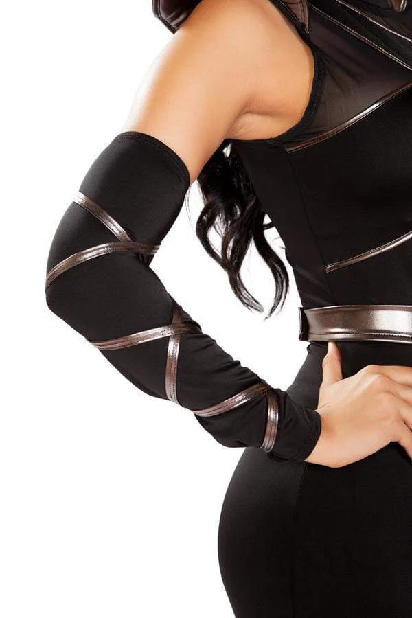 Pair of Arm Cuffs w/ Strap Detail