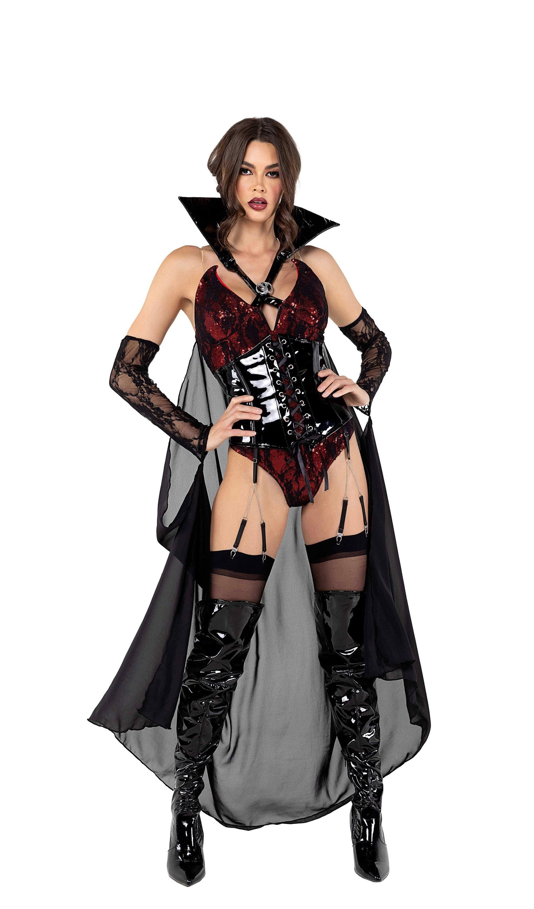 2pc Playboy Vampire Halloween Cosplay Costume
