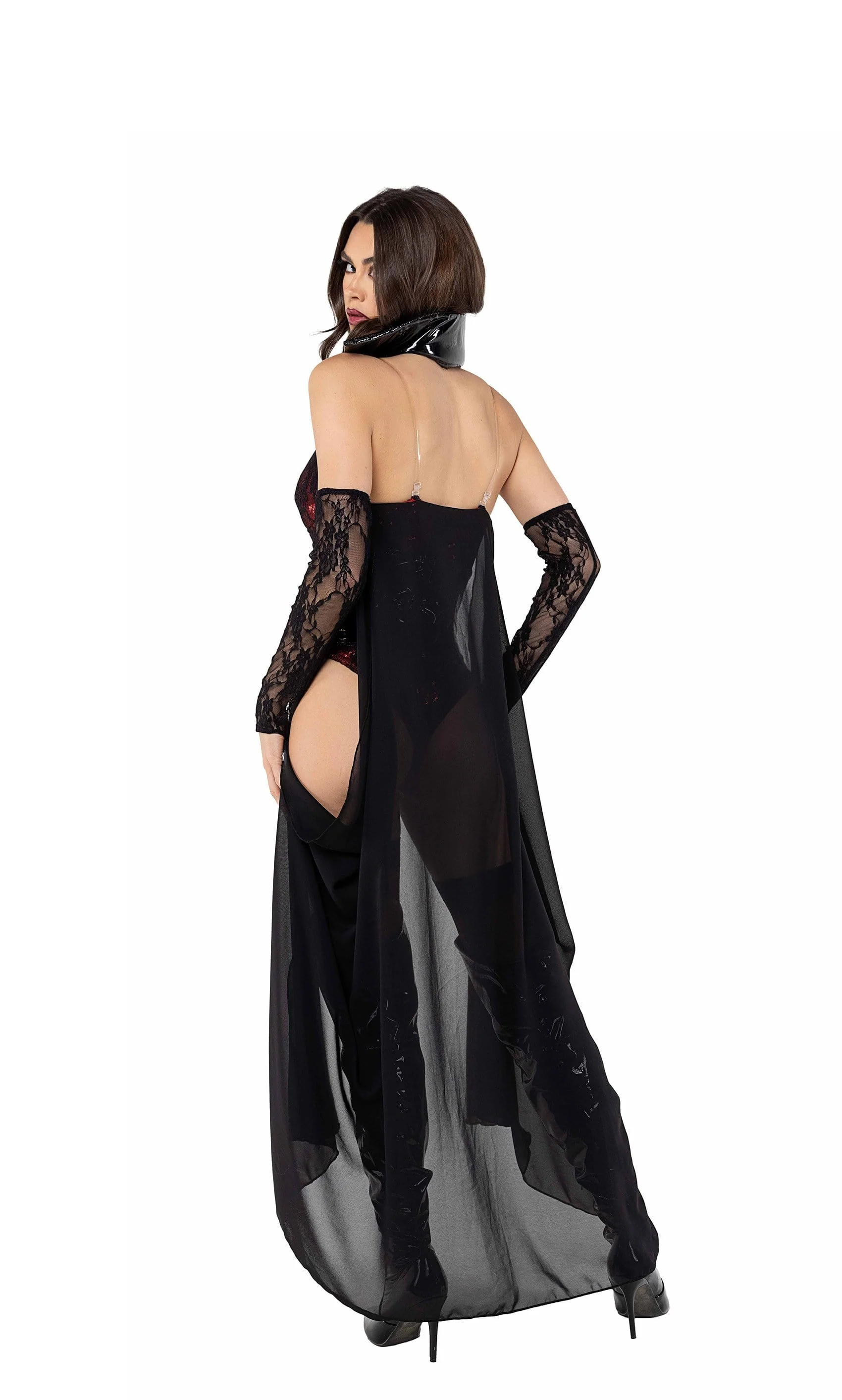 2pc Playboy Vampire Halloween Cosplay Costume - Image 2