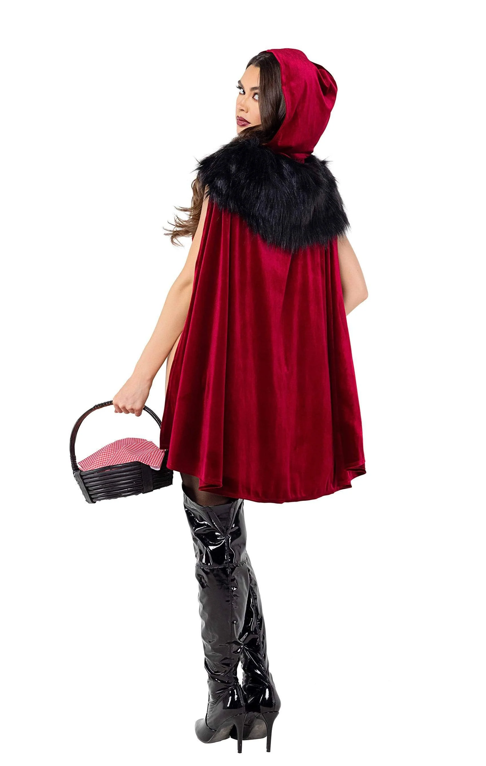 2pc Playboy Enchanted Forest Riding Hood Halloween Cosplay Costume - Image 2