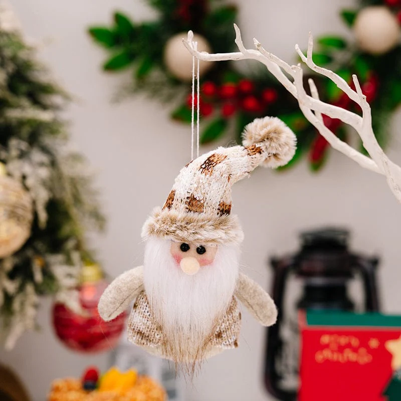 Santa Snowman Reindeer Hanging Ornament - Image 2