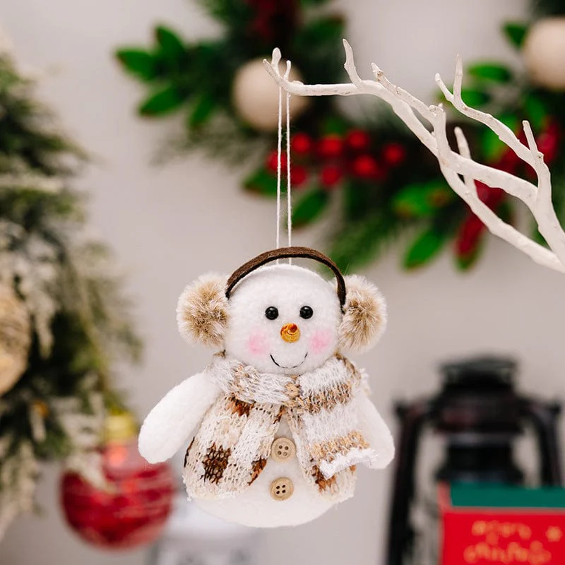 Santa Snowman Reindeer Hanging Ornament - Image 4