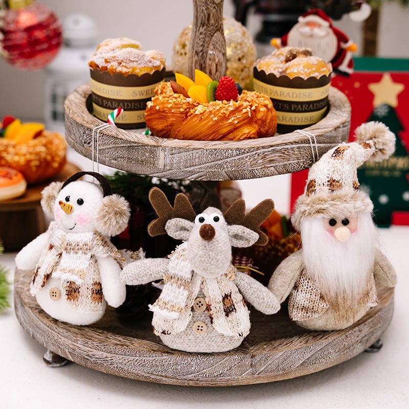 Santa Snowman Reindeer Hanging Ornament - Image 7