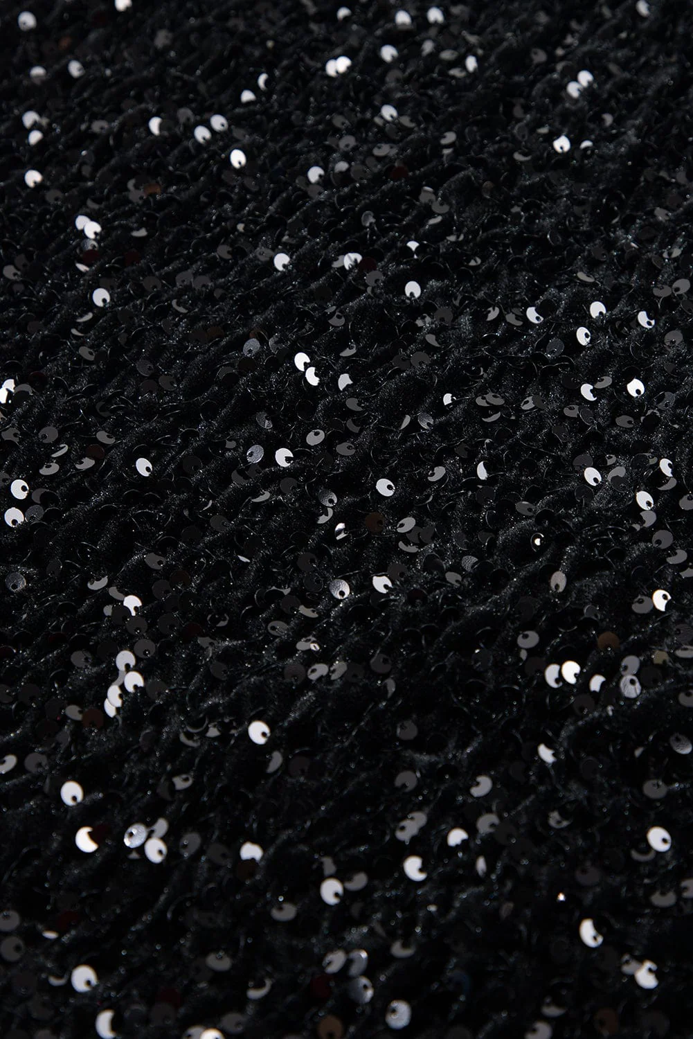 Black Sequin Opaque Mini Skirt - Image 8