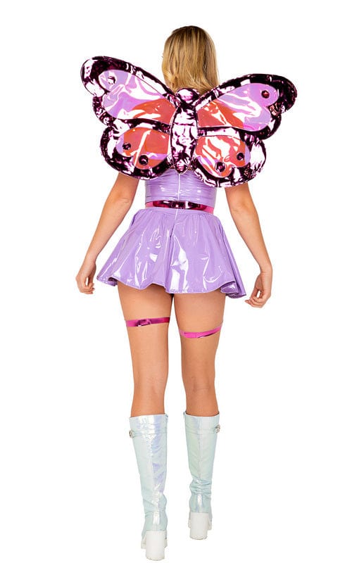 Sexy 2pc Butterfly Beauty Halloween Cosplay Costume - Image 2