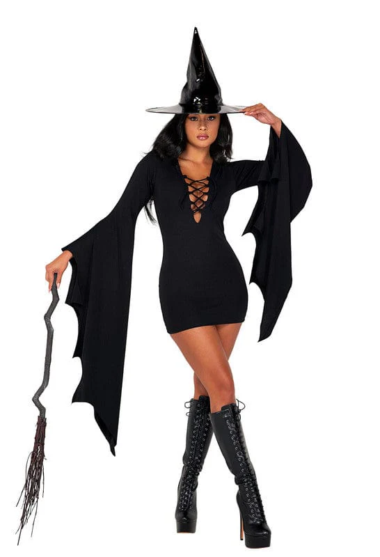 Sexy 2pc Midnight Coven Witch Halloween Cosplay Costume