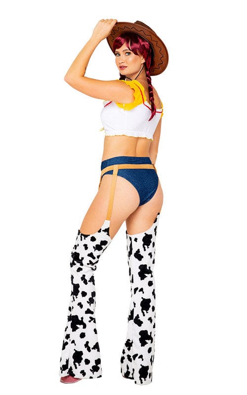 Sexy 3pc Playful Cowgirl Halloween Cosplay Costume - Image 2