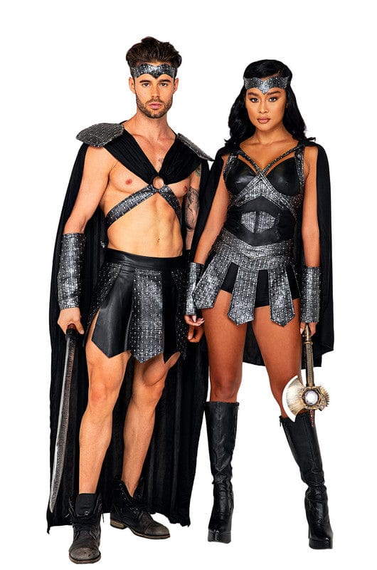 Sexy 4pc Valiant Gladiator Halloween Cosplay Costume - Image 2